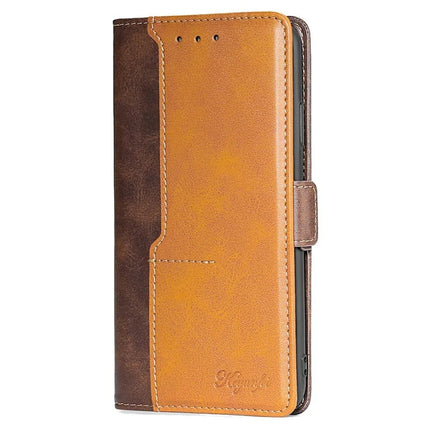 For Motorola Moto G85 5G / S50 Neo 5G Case Contrast Color Wallet Leather Phone Cover
