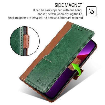 For Motorola Moto G85 5G / S50 Neo 5G Case Contrast Color Wallet Leather Phone Cover