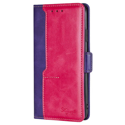For Motorola Moto G85 5G / S50 Neo 5G Case Contrast Color Wallet Leather Phone Cover