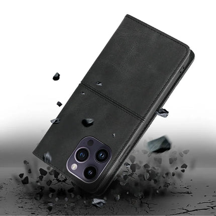 For Motorola Moto G85 5G / S50 Neo 5G Case Card Slots Cowhide Texture Phone Leather Cover