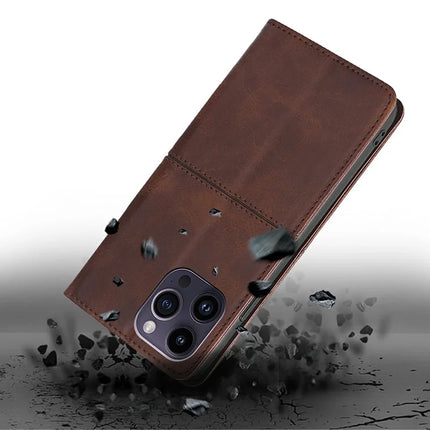For Motorola Moto G85 5G / S50 Neo 5G Case Card Slots Cowhide Texture Phone Leather Cover