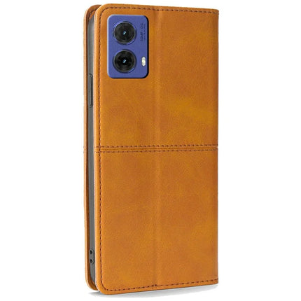 For Motorola Moto G85 5G / S50 Neo 5G Case Card Slots Cowhide Texture Phone Leather Cover