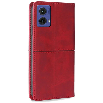 For Motorola Moto G85 5G / S50 Neo 5G Case Card Slots Cowhide Texture Phone Leather Cover