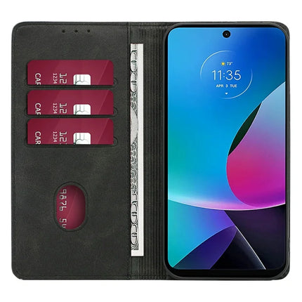 For Motorola Moto G85 5G / S50 Neo 5G Case PU Leather Calf Texture Phone Wallet Cover