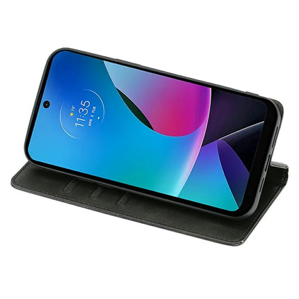 For Motorola Moto G85 5G / S50 Neo 5G Case PU Leather Calf Texture Phone Wallet Cover