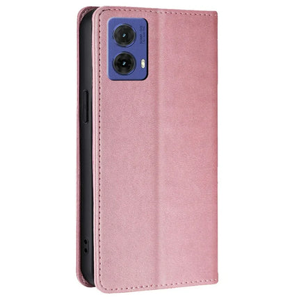 For Motorola Moto G85 5G / S50 Neo 5G Case PU Leather Calf Texture Phone Wallet Cover