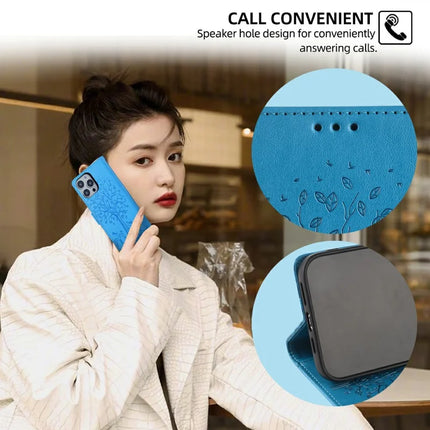 For Motorola Moto G85 5G / S50 Neo 5G Case PU Leather Wallet Phone Cover Tree Deer Imprinted