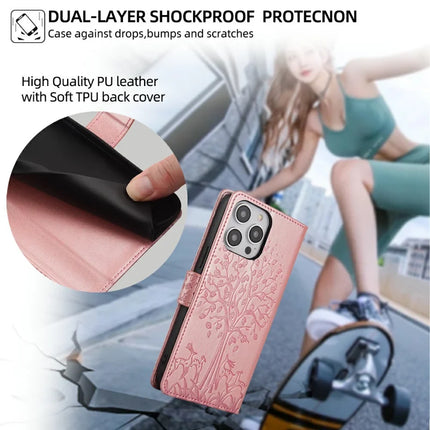 For Motorola Moto G85 5G / S50 Neo 5G Case PU Leather Wallet Phone Cover Tree Deer Imprinted