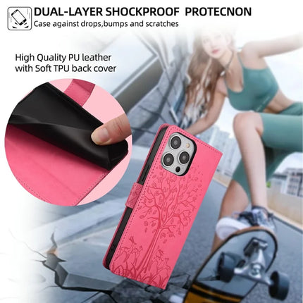 For Motorola Moto G85 5G / S50 Neo 5G Case PU Leather Wallet Phone Cover Tree Deer Imprinted