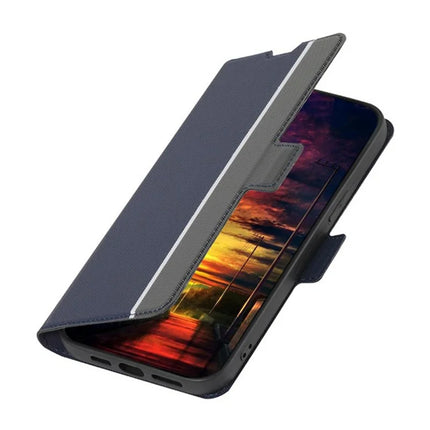 For Motorola Moto G85 5G / S50 Neo 5G Case Card Holder Twill Texture Leather Phone Cover