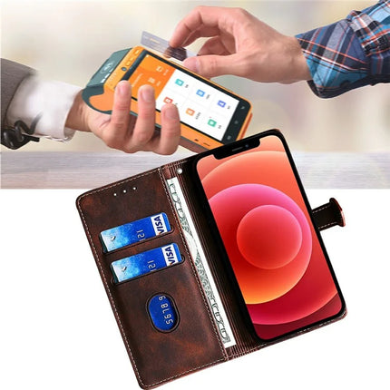 For Motorola Moto G85 5G / S50 Neo 5G Case Leather Wallet Phone Cover with Straw Hat Magnetic Clasp