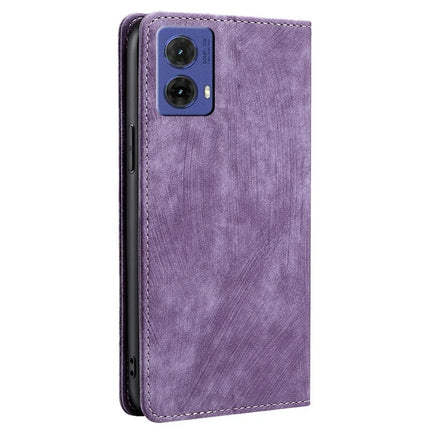 For Motorola Moto G85 5G / S50 Neo 5G Case RFID Blocking Wallet Leather Phone Cover