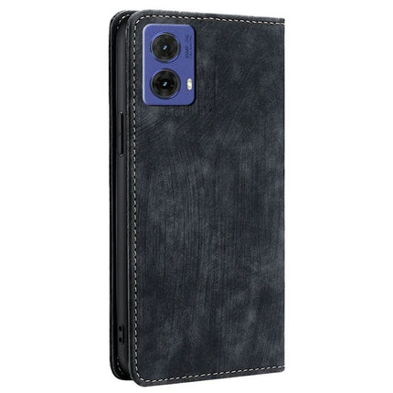 For Motorola Moto G85 5G / S50 Neo 5G Case RFID Blocking Wallet Leather Phone Cover