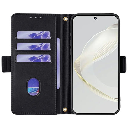 For Motorola Moto G85 5G / S50 Neo 5G Case PU Leather Wallet Stand Phone Cover with Crossbody Shoulder Strap