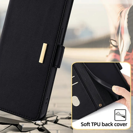 For Motorola Moto G85 5G / S50 Neo 5G Case PU Leather Wallet Stand Phone Cover with Crossbody Shoulder Strap
