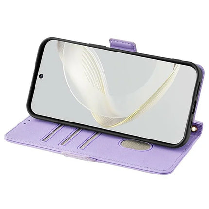 For Motorola Moto G85 5G / S50 Neo 5G Case PU Leather Wallet Stand Phone Cover with Crossbody Shoulder Strap