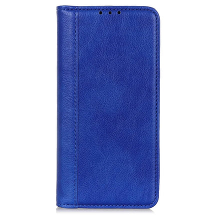 For Motorola Moto G35 5G Stand Case Split Leather Litchi Texture Wallet Phone Cover