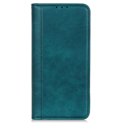 For Motorola Moto G35 5G Stand Case Split Leather Litchi Texture Wallet Phone Cover