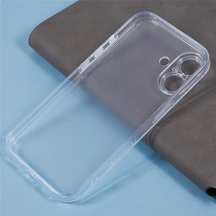 JAUCASE For iPhone 16 Case PC+TPU Matte Anti-Fingerprint Back Cover