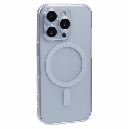 JAUCASE For iPhone 16 Pro Case Matte Anti-Fingerprint Back Cover Compatible with MagSafe - White