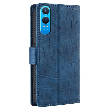 For OnePlus Nord CE4 Lite 5G / Oppo K12x 5G (China) Case Crocodile Texture PU Leather Phone Cover
