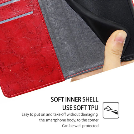 For OnePlus Nord CE4 Lite 5G / Oppo K12x 5G (China) Case Geometric Splicing PU Leather Phone Cover