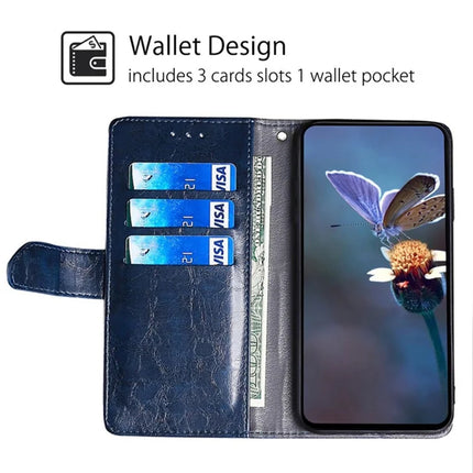 For OnePlus Nord CE4 Lite 5G / Oppo K12x 5G (China) Case Geometric Splicing PU Leather Phone Cover