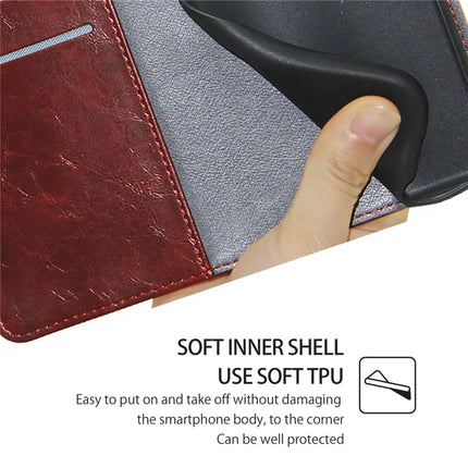 For OnePlus Nord CE4 Lite 5G / Oppo K12x 5G (China) Case Geometric Splicing PU Leather Phone Cover