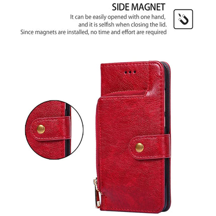 For OnePlus Nord CE4 Lite 5G / Oppo K12x 5G (China) Case Zipper Pocket PU Leather Wallet Flip Phone Cover