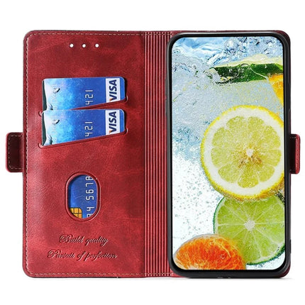 For OnePlus Nord CE4 Lite 5G / Oppo K12x 5G (China) Case Contrast Color Wallet Leather Phone Cover