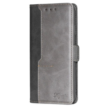 For OnePlus Nord CE4 Lite 5G / Oppo K12x 5G (China) Case Contrast Color Wallet Leather Phone Cover