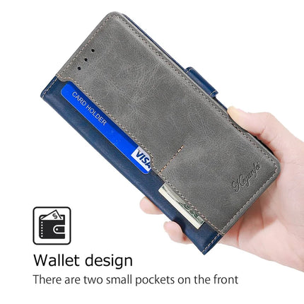 For OnePlus Nord CE4 Lite 5G / Oppo K12x 5G (China) Case Contrast Color Wallet Leather Phone Cover
