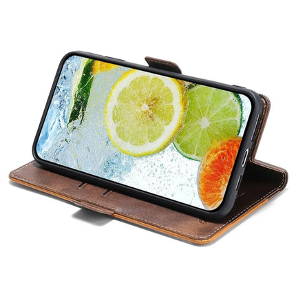 For OnePlus Nord CE4 Lite 5G / Oppo K12x 5G (China) Case Contrast Color Wallet Leather Phone Cover