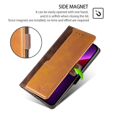 For OnePlus Nord CE4 Lite 5G / Oppo K12x 5G (China) Case Contrast Color Wallet Leather Phone Cover
