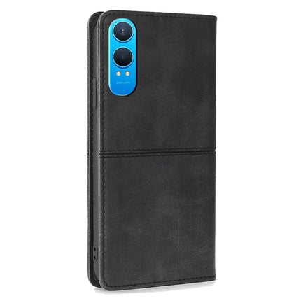For OnePlus Nord CE4 Lite 5G / Oppo K12x 5G (China) Case Card Slots Cowhide Texture Phone Leather Cover