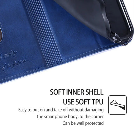 For OnePlus Nord CE4 Lite 5G / Oppo K12x 5G (China) Case Card Slots Cowhide Texture Phone Leather Cover
