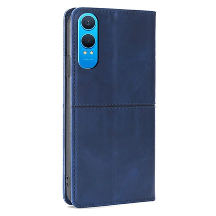 For OnePlus Nord CE4 Lite 5G / Oppo K12x 5G (China) Case Card Slots Cowhide Texture Phone Leather Cover