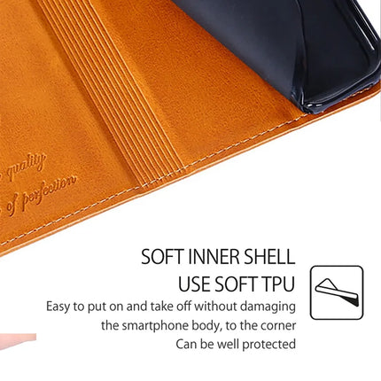 For OnePlus Nord CE4 Lite 5G / Oppo K12x 5G (China) Case Card Slots Cowhide Texture Phone Leather Cover