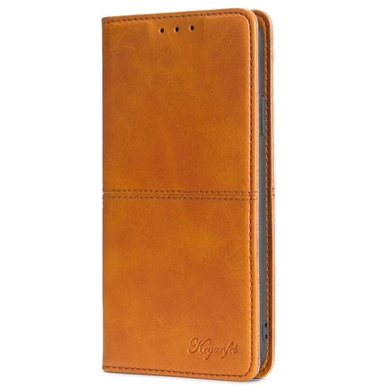 For OnePlus Nord CE4 Lite 5G / Oppo K12x 5G (China) Case Card Slots Cowhide Texture Phone Leather Cover