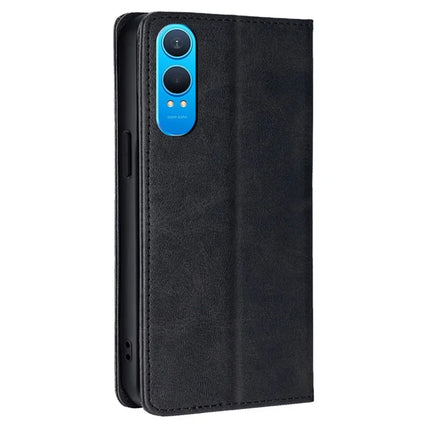For OnePlus Nord CE4 Lite 5G / Oppo K12x 5G (China) Case PU Leather Calf Texture Phone Wallet Cover