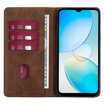 For OnePlus Nord CE4 Lite 5G / Oppo K12x 5G (China) Case PU Leather Calf Texture Phone Wallet Cover