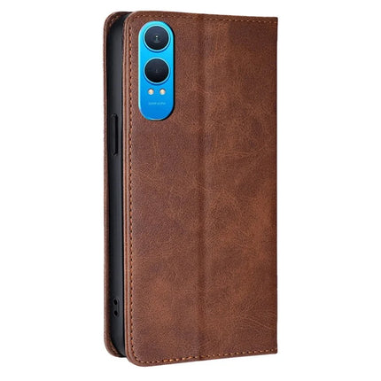For OnePlus Nord CE4 Lite 5G / Oppo K12x 5G (China) Case PU Leather Calf Texture Phone Wallet Cover