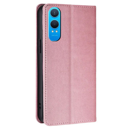 For OnePlus Nord CE4 Lite 5G / Oppo K12x 5G (China) Case PU Leather Calf Texture Phone Wallet Cover