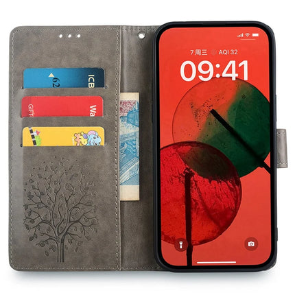 For OnePlus Nord CE4 Lite 5G / Oppo K12x 5G (China) Case PU Leather Wallet Phone Cover Tree Deer Imprinted