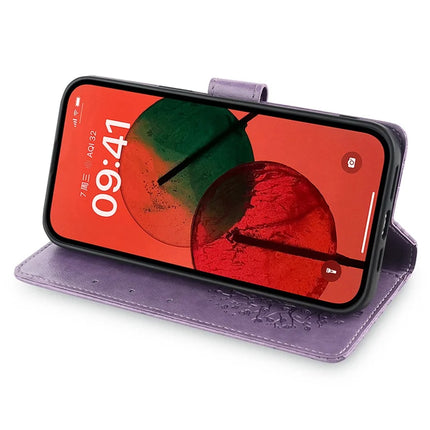 For OnePlus Nord CE4 Lite 5G / Oppo K12x 5G (China) Case PU Leather Wallet Phone Cover Tree Deer Imprinted