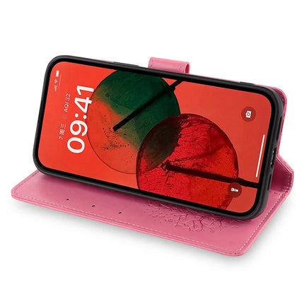 For OnePlus Nord CE4 Lite 5G / Oppo K12x 5G (China) Case PU Leather Wallet Phone Cover Tree Deer Imprinted