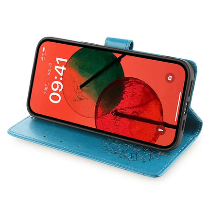 For OnePlus Nord CE4 Lite 5G / Oppo K12x 5G (China) Case PU Leather Wallet Phone Cover Tree Deer Imprinted
