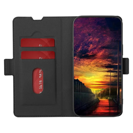 For OnePlus Nord CE4 Lite 5G / Oppo K12x 5G (China) Case Card Holder Twill Texture Leather Phone Cover