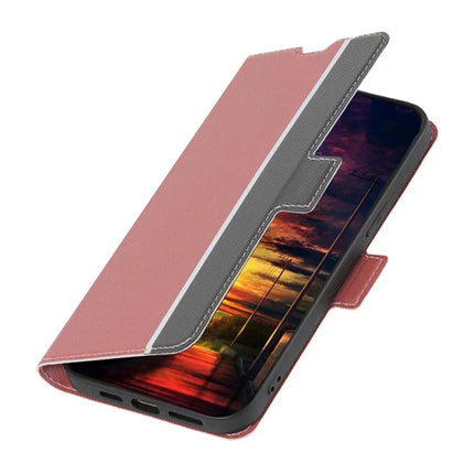 For OnePlus Nord CE4 Lite 5G / Oppo K12x 5G (China) Case Card Holder Twill Texture Leather Phone Cover
