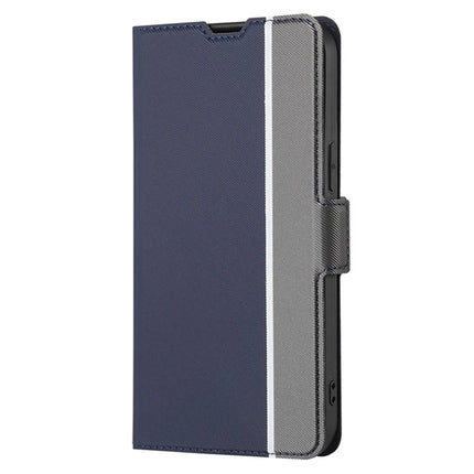 For OnePlus Nord CE4 Lite 5G / Oppo K12x 5G (China) Case Card Holder Twill Texture Leather Phone Cover